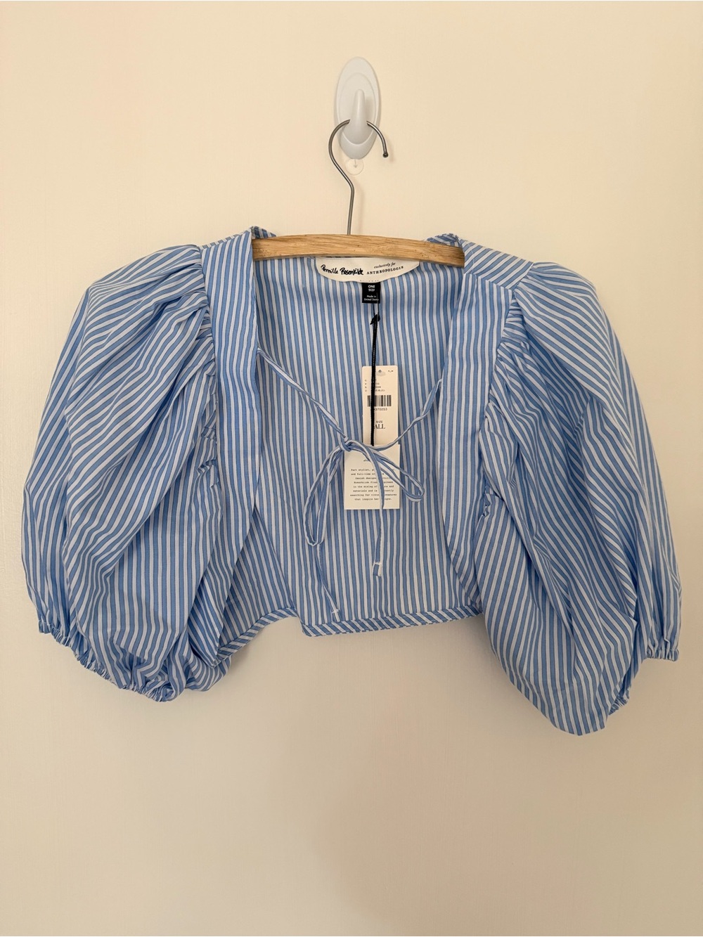 Pernille Rosenkilde Puffed Sleeve Shrug from Anthropologie OS